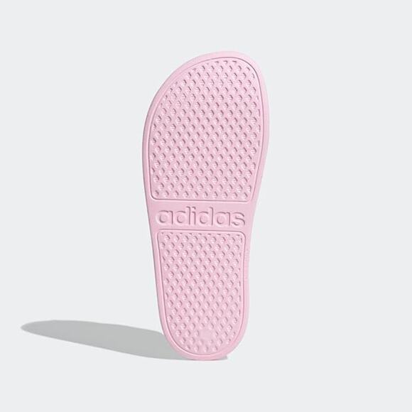 NWT adidas Unisex Adilette Aqua Slide Sandal, Clear Pink/White-6 US Big Kid - Picture 3 of 5
